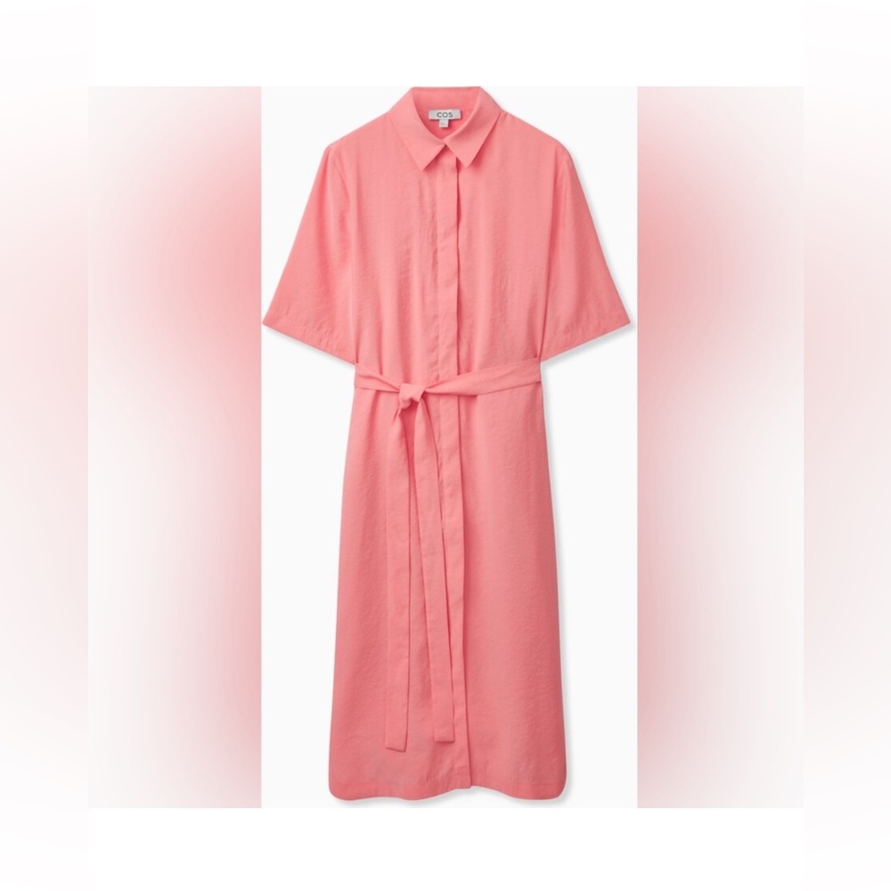 COS Pink Midi Dress - Picture 4 of 8
